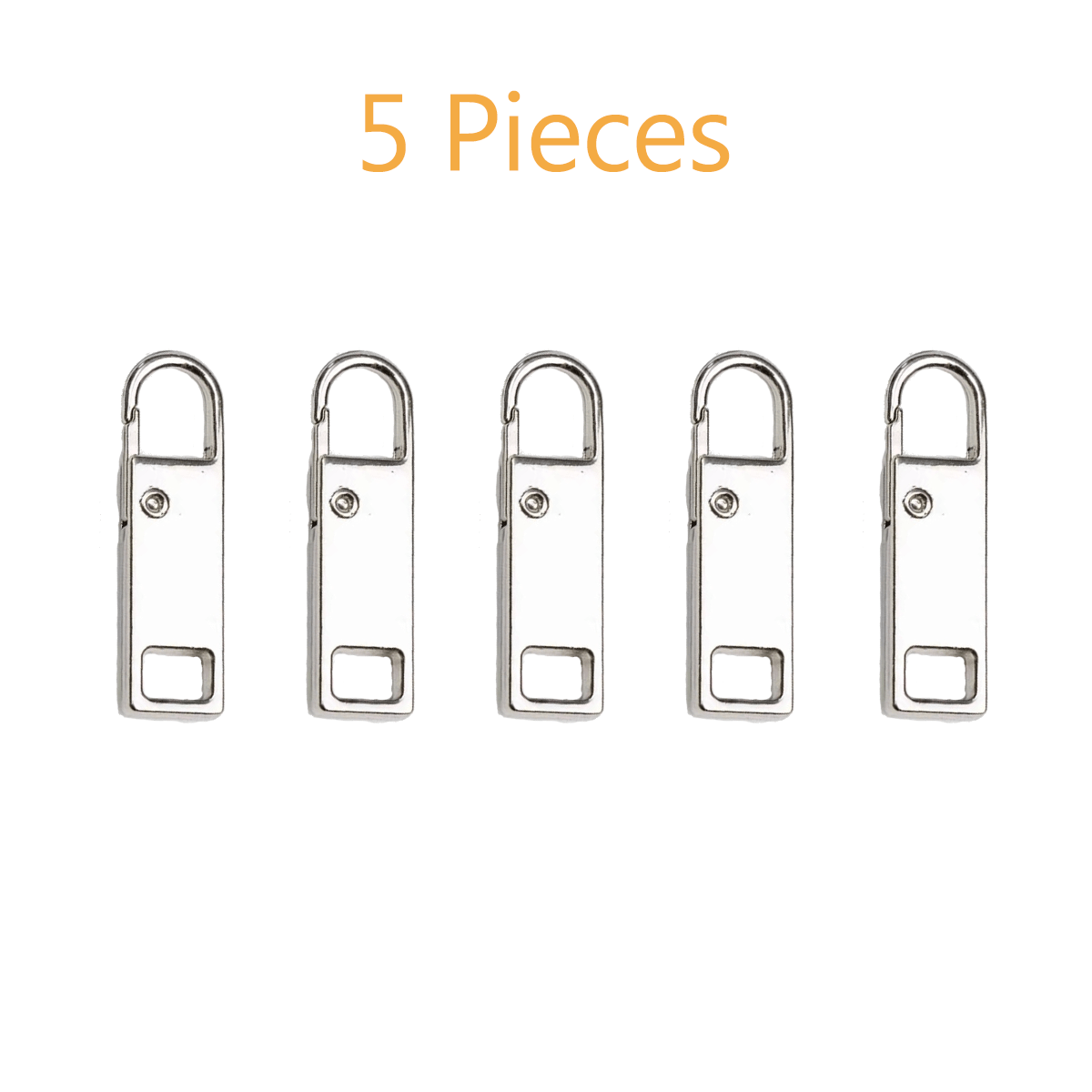 4 Pcs Zipper Pulls Tab Replacement Luggage Zipper Pull Extension Backpack Zippers Tags Handle Mend Fixer Repair for Suitcase, Gold