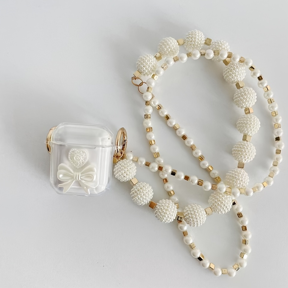 Fairy Wind Pearl Hand Chain Mobile Phone Case Strap Type Lanyard Bag