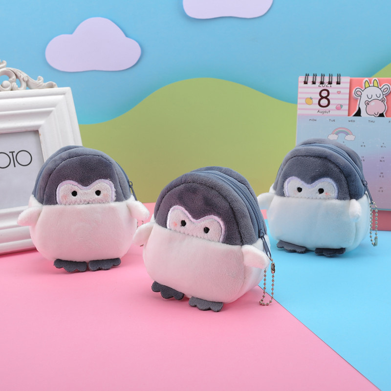 Cute Cartoon Penguin Coin Purse Multi Trendy Mini Wallet - Temu Australia