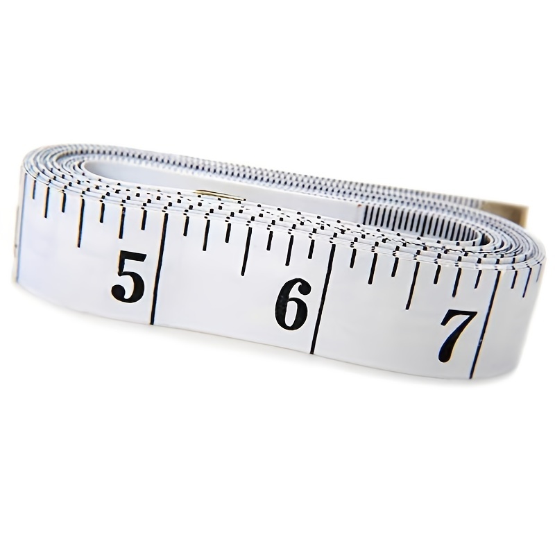 1pc White Retractable Measuring Tape For Body Measurements, Soft Tape  Measure
