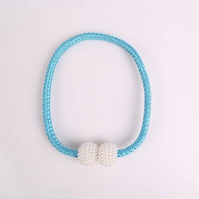 Curtain Tieback Decorative Pearl Magnetic Rope Curtain Tie - Temu