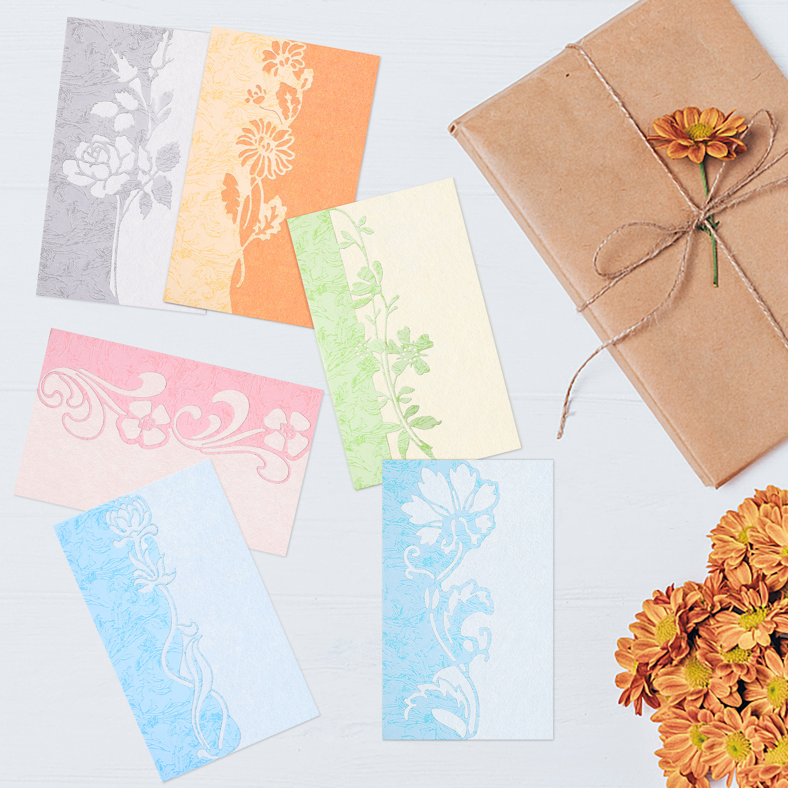 Flower Edge Metal Die Cuts For Card Making Assorted Flowers - Temu