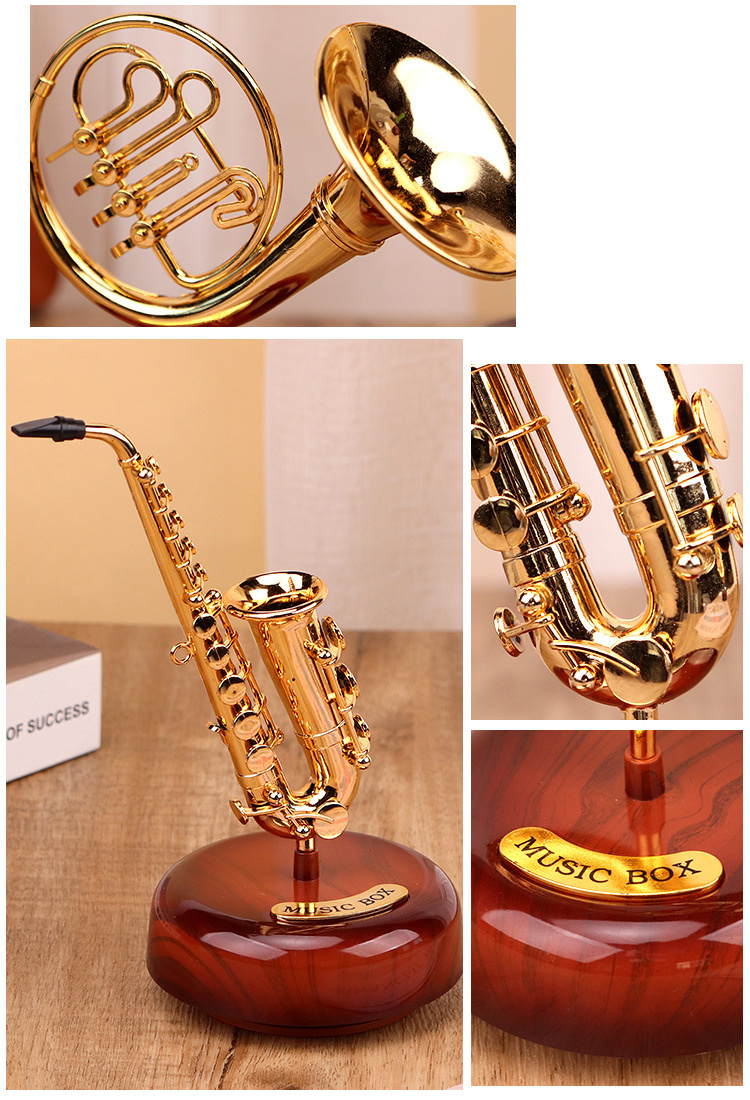 Classical Orchestral Music Box Saxophone Music Box Home Temu