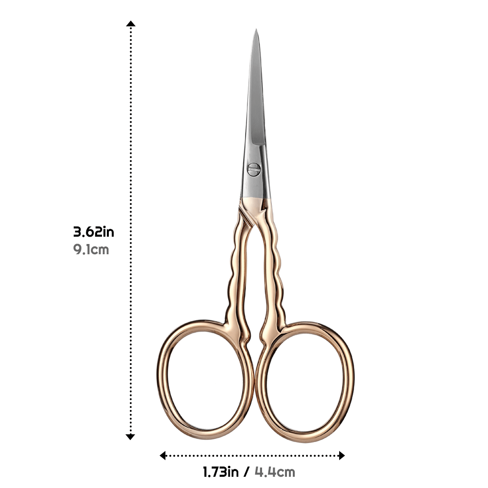 Nose Hair Scissors Facial Hair Scissors Small Scissors Stainless Steel  Straight Tip Scissor For Eyebrows Nose Moustache Beard | Shop Now For  Limited-time Deals | Temu