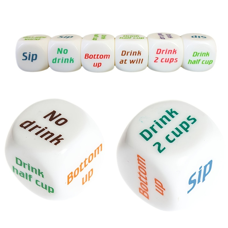 

1pc Drinking Dice, Drinking Game Accessories For Party