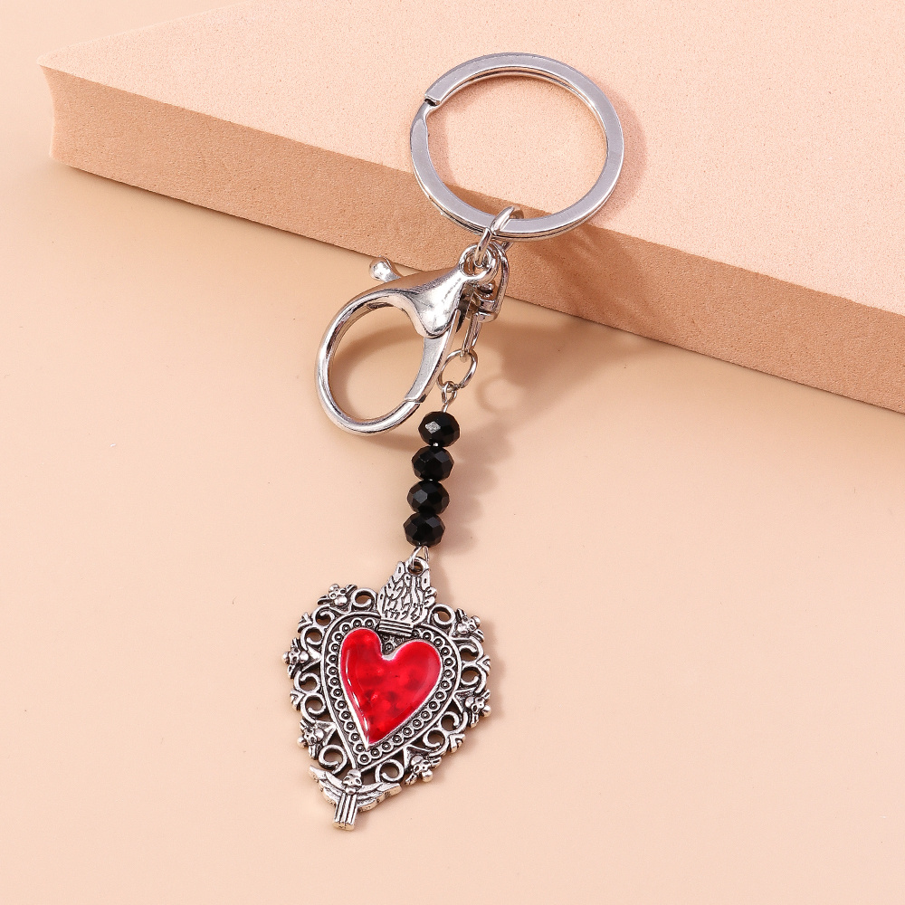 Fashion Purse Charm With Black and Red Accessory Charms 