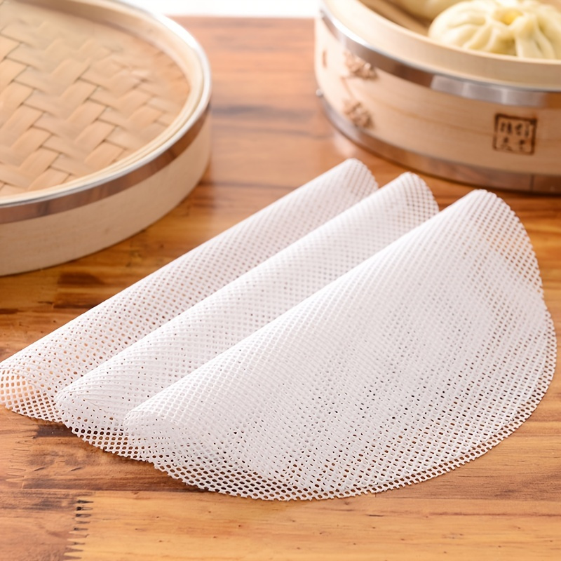 Reusable Non stick Silicone Steamer Liner With Bamboo Mesh - Temu