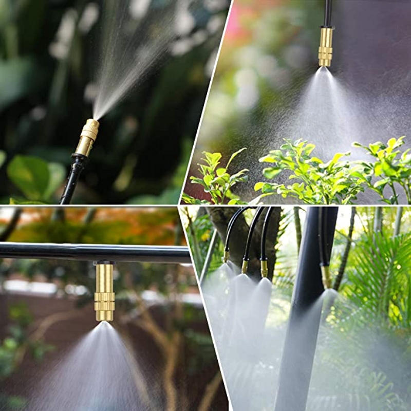 Adjustable Copper Atomizing Nozzle Drip Irrigation Sprayer Temu