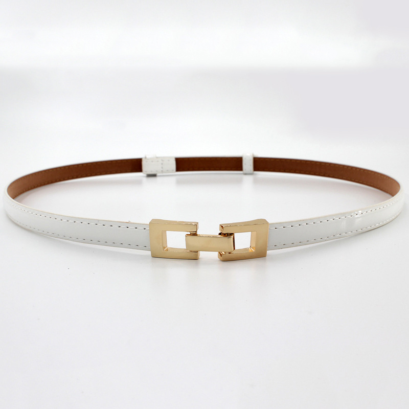 Thin Belt Women's Adjustable Buckle Waist Belt