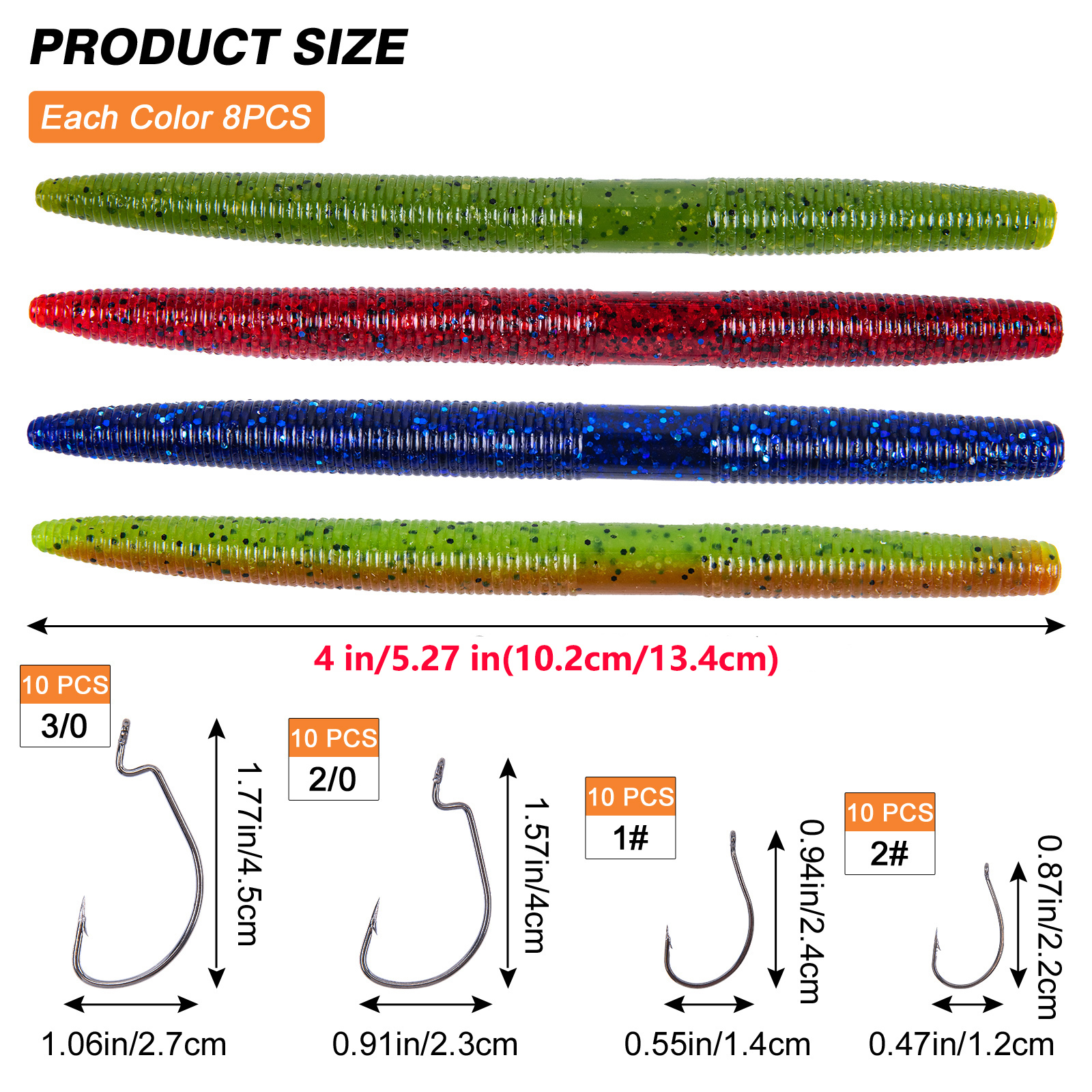 Shot Rig Worm 10