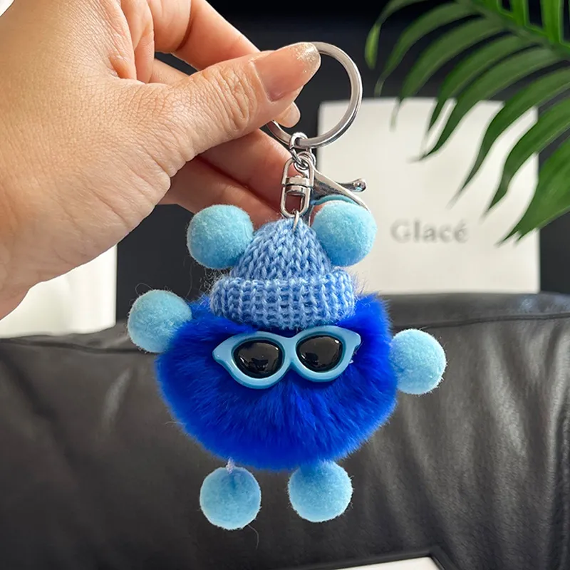 Plush Toy Keychain, Cute Faux Fur Keychain, Car Handbag Keyring