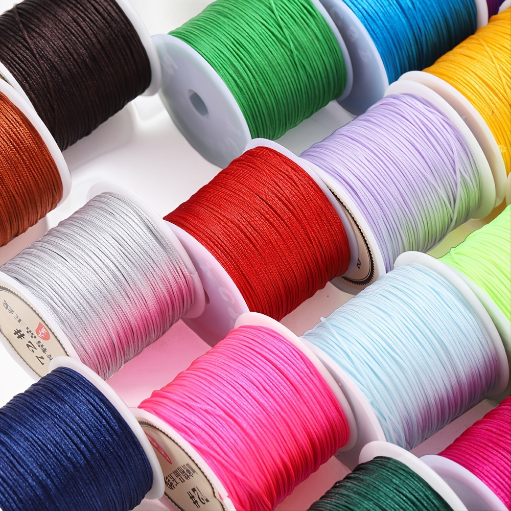 1bag 10 Bundles 131 Yards Nylon String 10 Colors Chinese - Temu