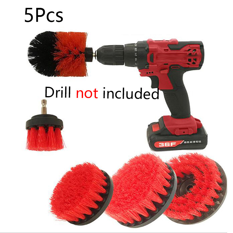 Shower Cleaner Drill Brush Set Drill Cleaning Brush Attachment Set