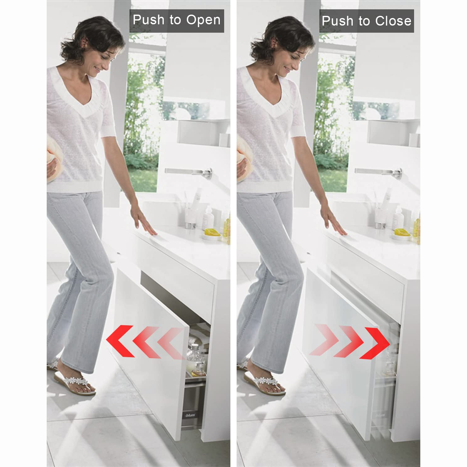 Magnetic Push Latches Cabinets Leiry Push Open Cabinet - Temu Canada