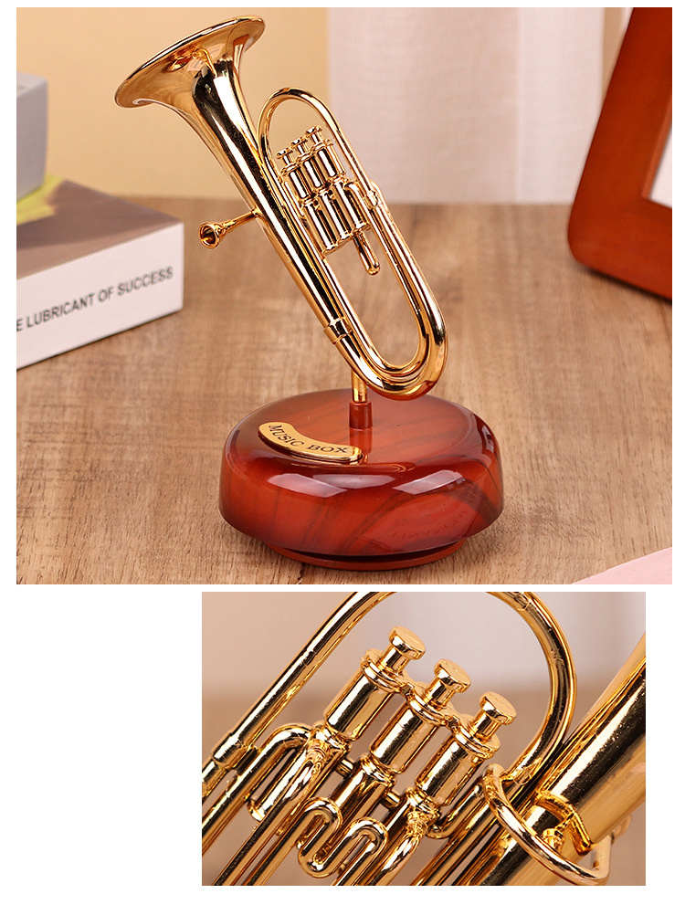 Classical Orchestral Music Box Saxophone Music Box Home Temu