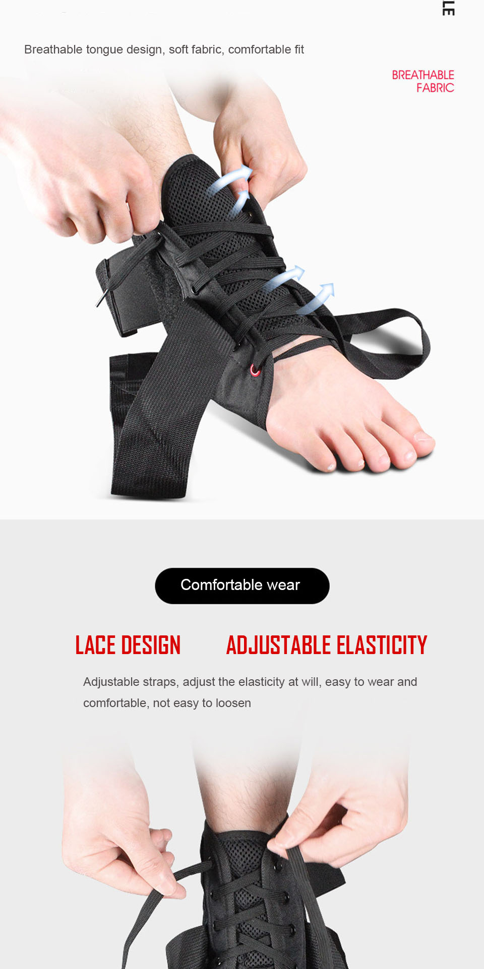 Adjustable Ankle Brace Support Men Women Prevent Sprains Temu