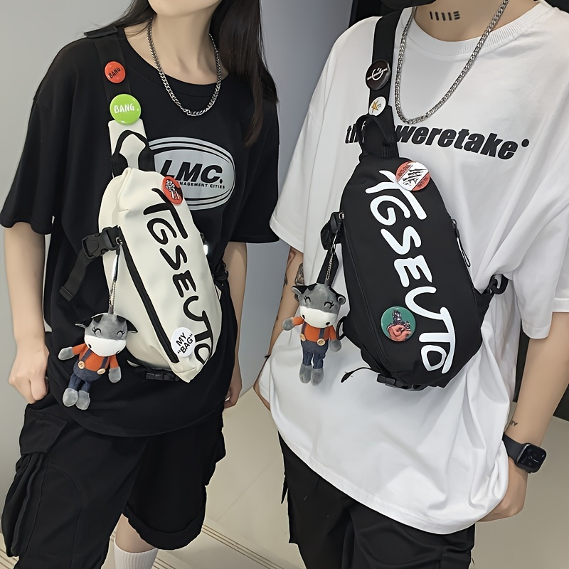 

Trendy Fashion Casual All-match Adjustable Chest Bag For Couple Sports