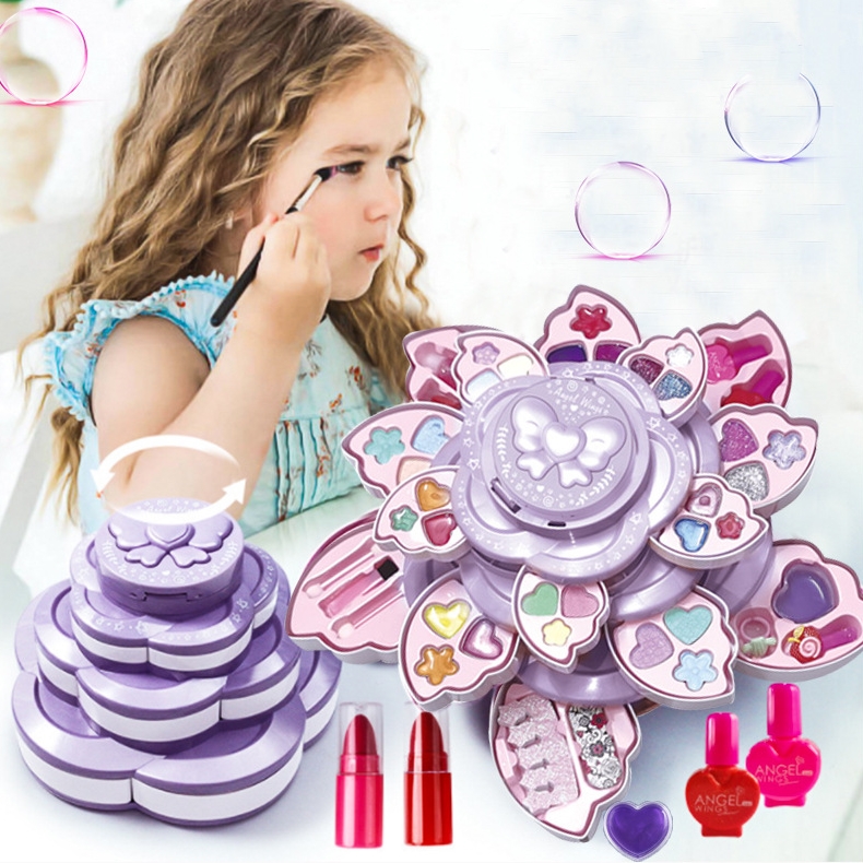 Kids Makeup Kit For Girl Little Girls Real Make Up - Temu