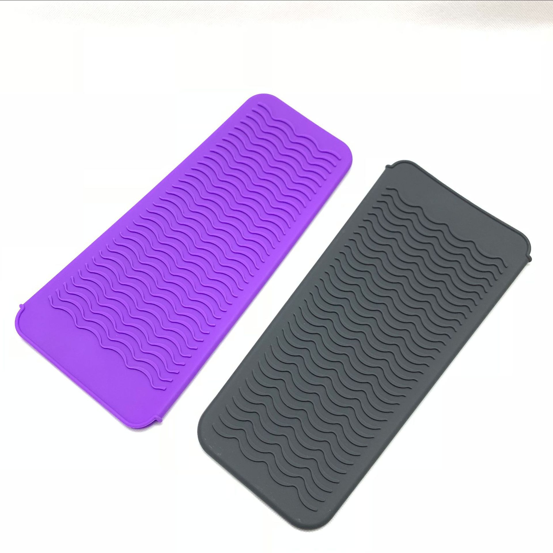 Hair Straightener Mat Heat Resistant Silicone Pocket Storage Pouch Home  Trav-LU