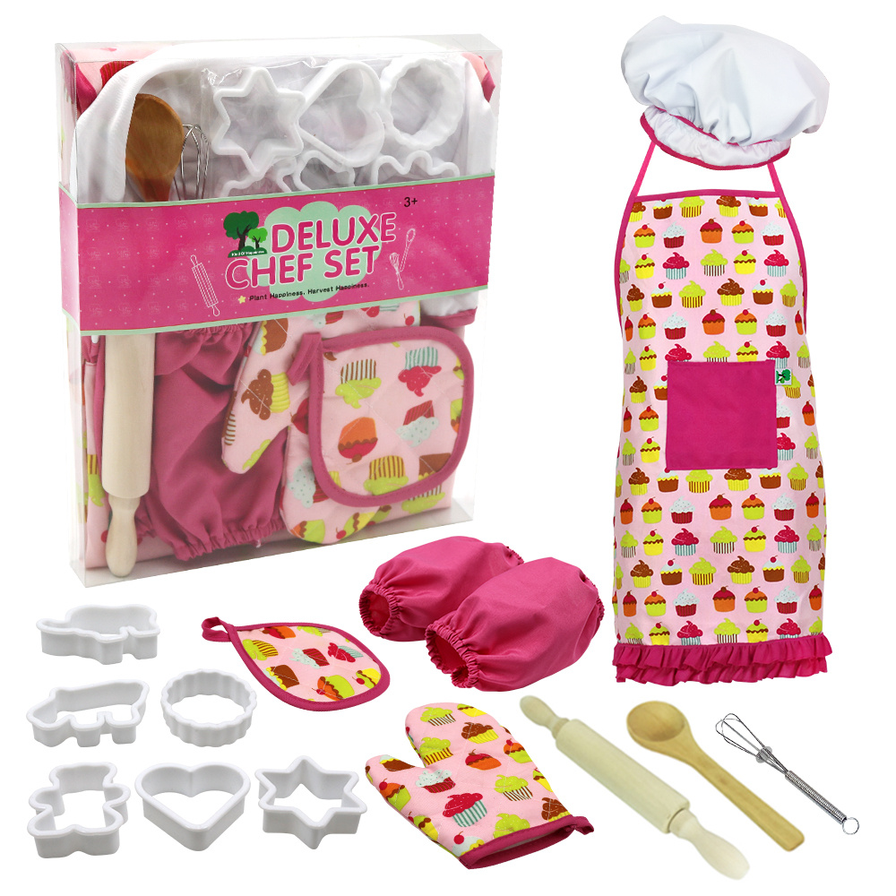 Kids Cooking Chef Set Gift - Temu