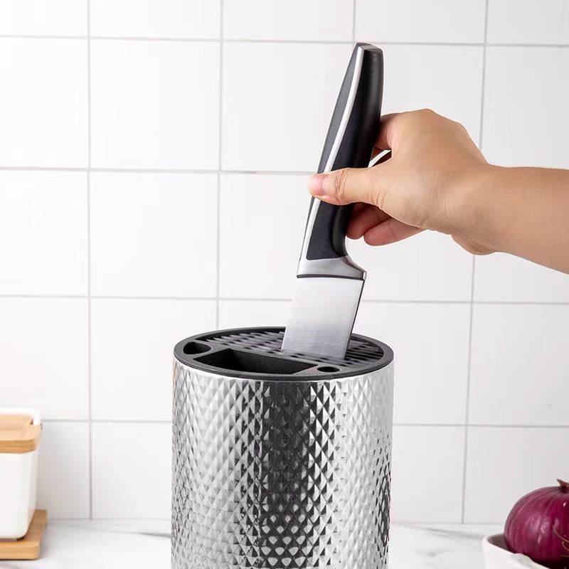 Stainless Steel Knife Holder Knives Utensil Storage Temu