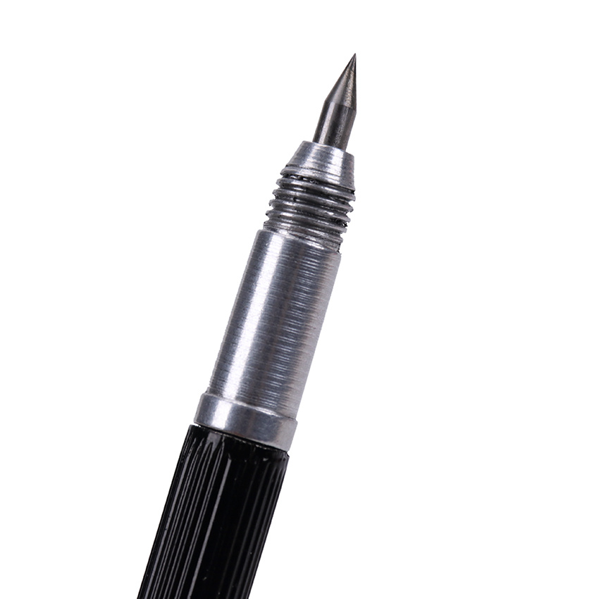 2PCS Double Ended Tungsten Carbide Scribing Pen Tip Steel Scriber Scribe  Marker Metal Ceramic Lettering Pen Ceramic Marking Pen