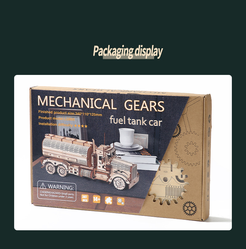 DIY 3D Wooden Puzzles Money Box Piggy Bank Fuel Truck Model Building Block  Kits Assembly Jigsaw Toy Gift for Children Adult - AliExpress