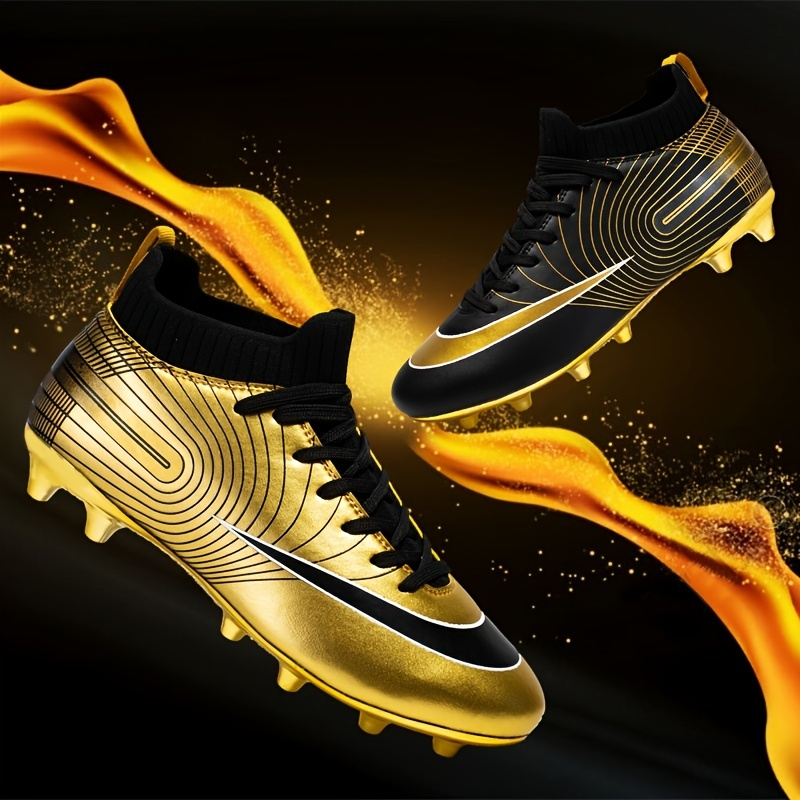 Gold best sale soccer boots