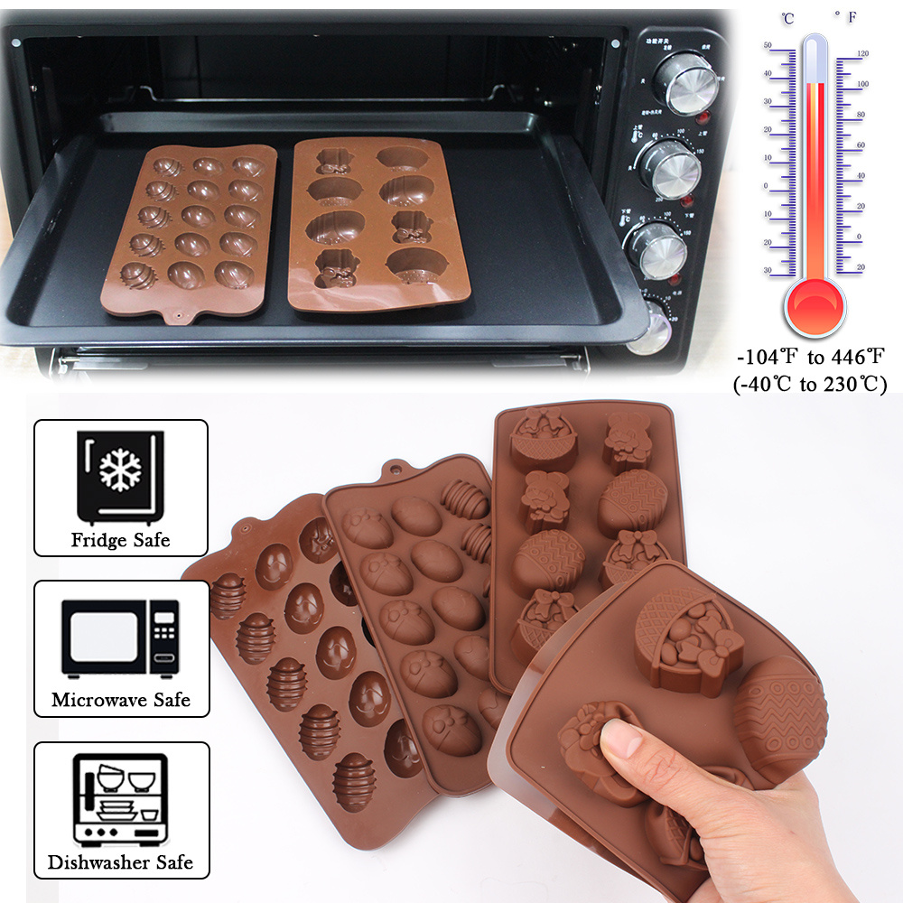 Easter Mini Egg Silicone Mold Rabbit Flower Basket Chocolate Candy Mold Diy  Cake Decoration Baking Tools Handmade Soap Candle Decoration Model - Temu