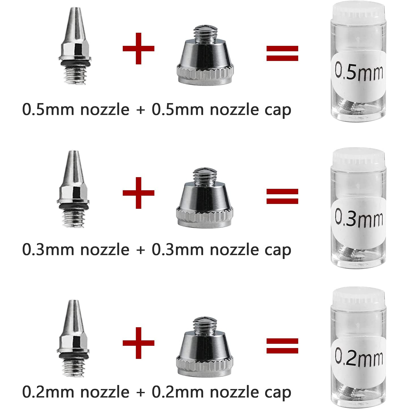 Airbrush Nozzle Replacement for Accessories