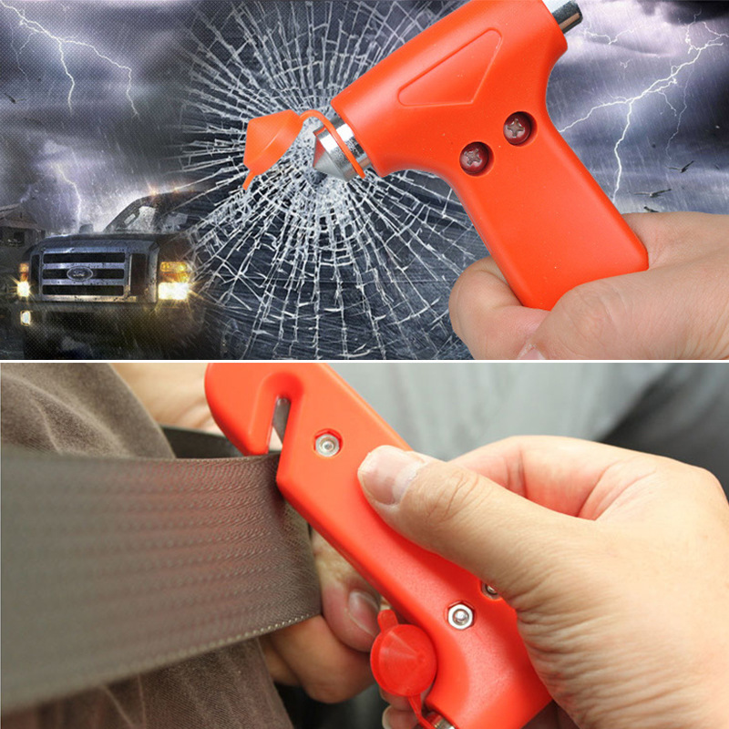 1 Car Emergency Safety Escape Hammer Seatbelt Cutter Glass - Temu Canada