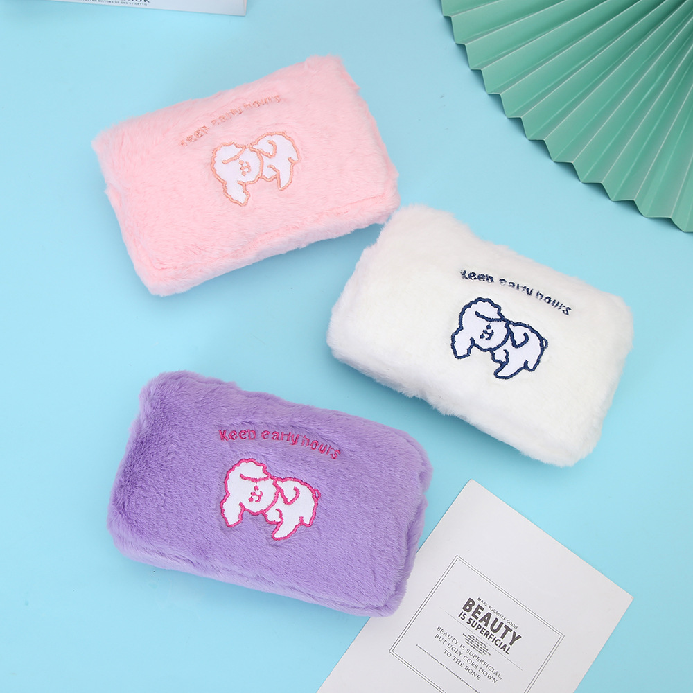 Cute Pencil Case Furry Pencil Pouch, Small Plush Plush Makeup Bag Cosmetic  Travel Zipper Bag Multi Function Purse, Aesthetic School Stationary Study  Supplies 1222340 From Vitic_shop, $2.6