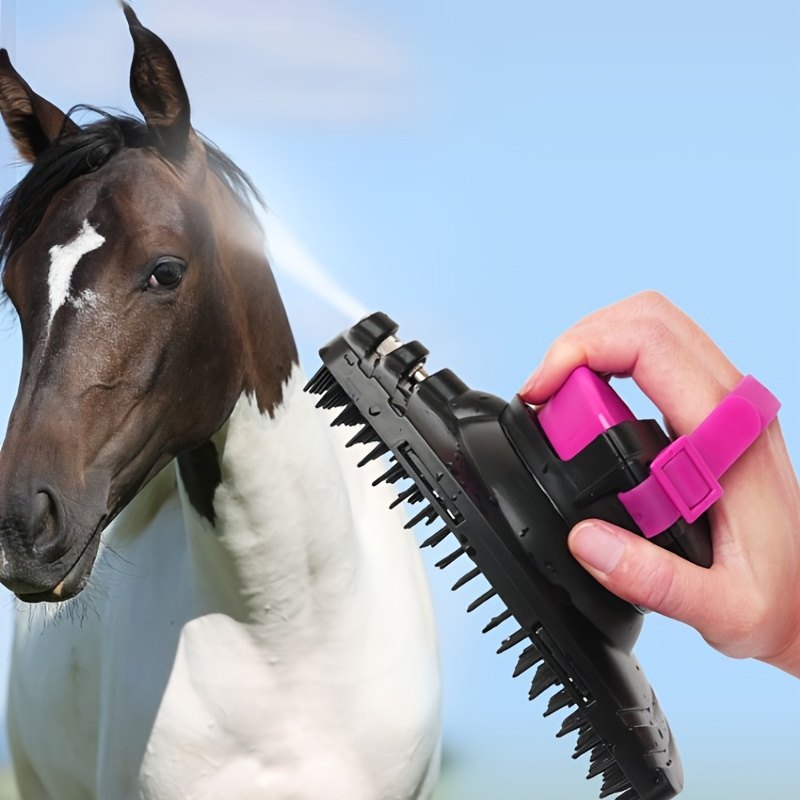 Horse Hair Cleaning Brush Horse Bath Massage Brush Horse Cleaner Brush
