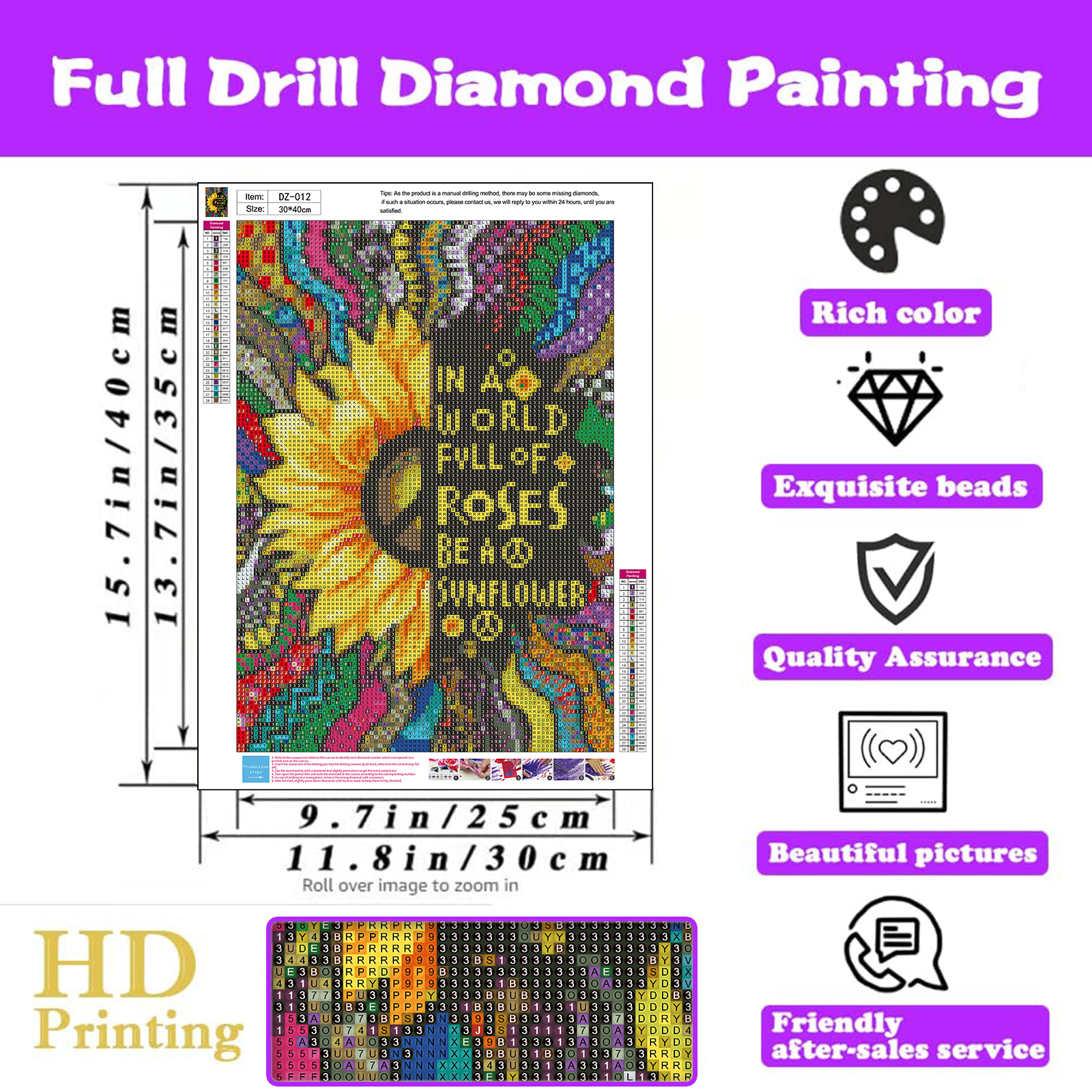 Diamond Art Painting Kit Sunflower 