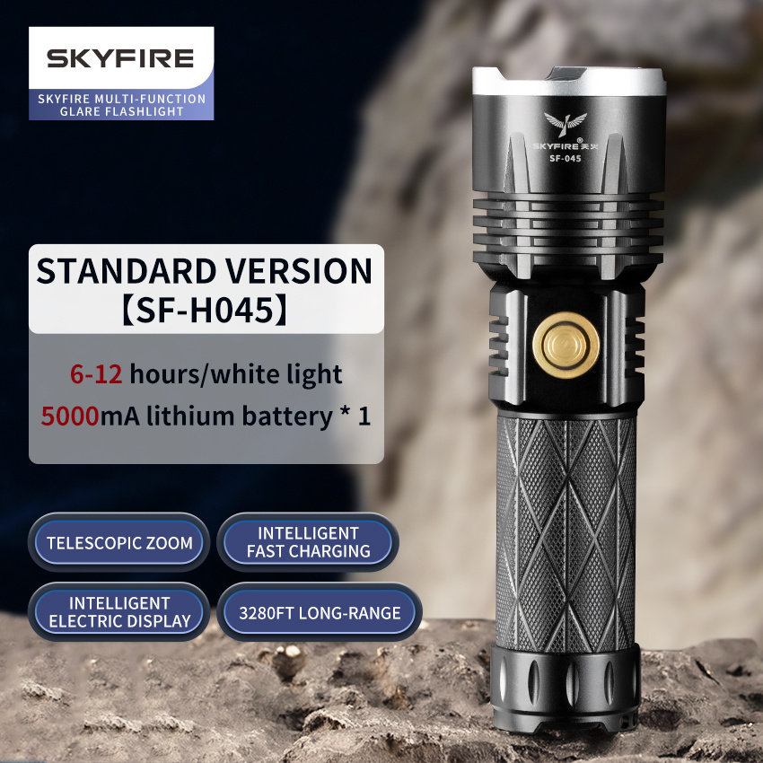 SKYFIRE 360 Rechargeable Night Fishing Flashlight - CanooSport