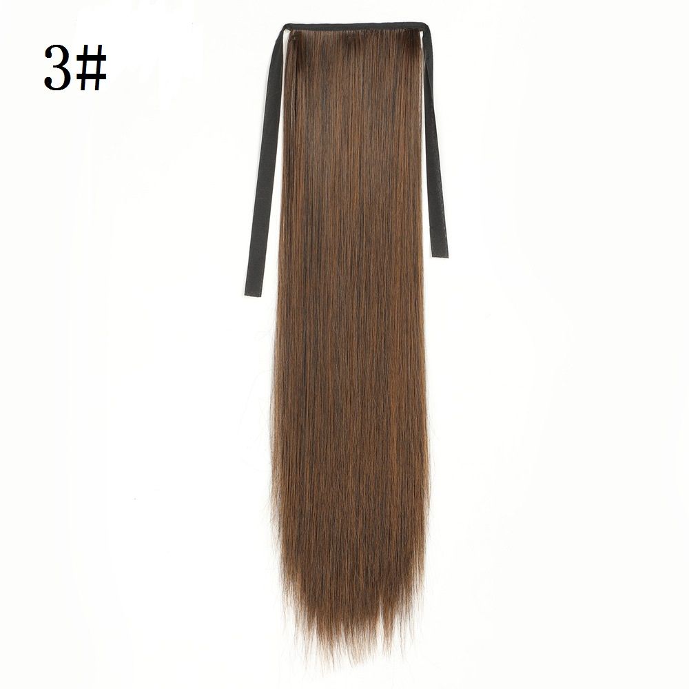 Synthetic Ponytail Wig Long Straight Pull Cord Clip Hair Extension Natural  Wig Hair Extension Accessories - Beauty & Personal Care - Temu Canada
