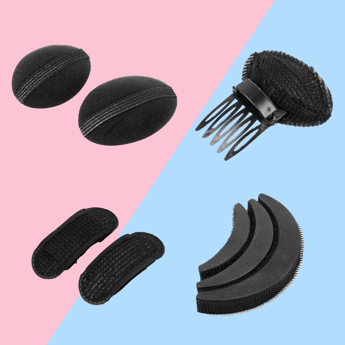 Hair Sponge Inserts Tool Simple Hair Tools Pads Hair Styling Kit For Diy Hairstyle  Set Hairpin Hair Tie Hairclip Hair Accessories - Clothing, Shoes & Jewelry  - Temu