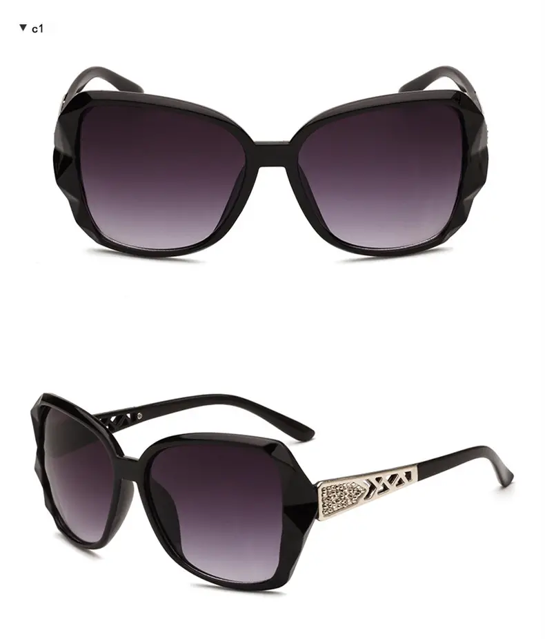 vintage ladies stylish design oversized square sunglasses for women luxury sunglasses popular sun protection lenses details 2