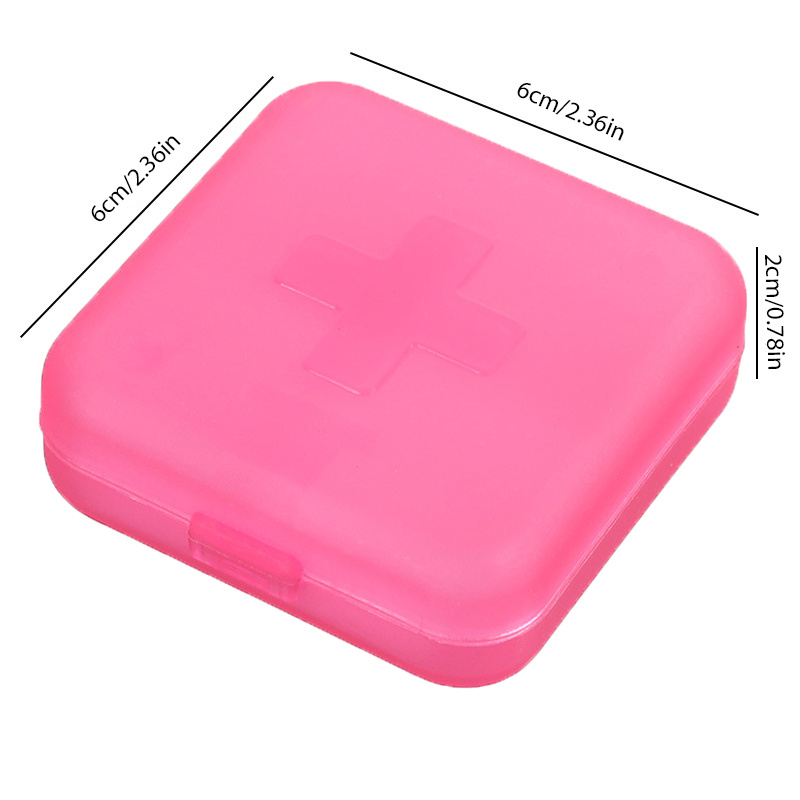  Birugen 2pcs Small Box,Travel Containers,Small Pill Case,Pill  Organizer Travel,Travel Qtip Holder,Hair Tie Organizer,Small Jewelry  Box,Clip Organizer,Small Plastic Box,Desktop Organizer,Pink&White : Health  & Household