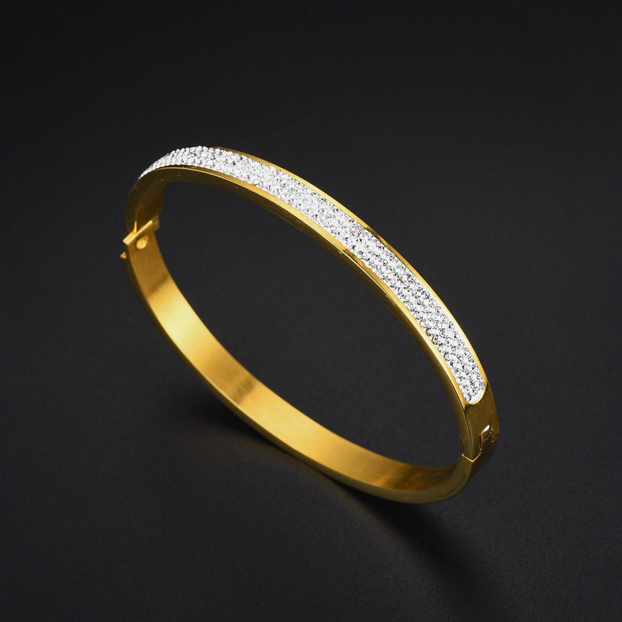 Taoqiao Men Gold Personalized Cuban Bracelet 7.5/8.5/9inch 18K Gold Plated Stainless Steel Figora Classic Hip Hop Gold Bracelet For Men In | Whizz Link - Foto 12