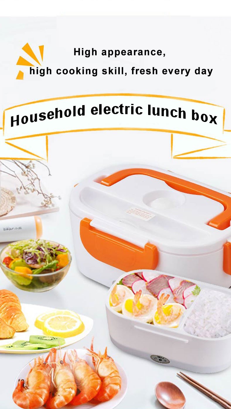 Household Electric Lunch Box Food Warmer Upgraded Home Portable Food Warmer  Heater Compartment Container Lunch Box - Temu