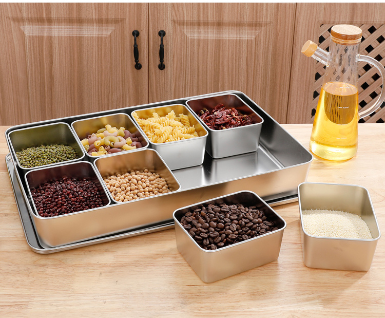 Japanese Flavor Box With Lid Stainless Steel And Plastic - Temu