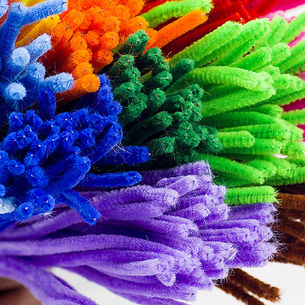 Purple Pipe Cleaners30cm Long Purple Chenille Stems, Bendy Wires, Flexible  Stems, Flower Arranging, Crochet, Kid's Crafts, Embellishments 