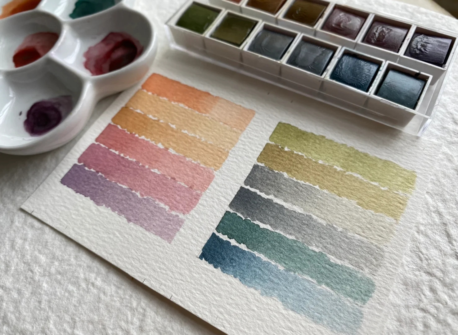 Dededepraise Retro Color Watercolors 12/24 Color Set Vatage - Temu