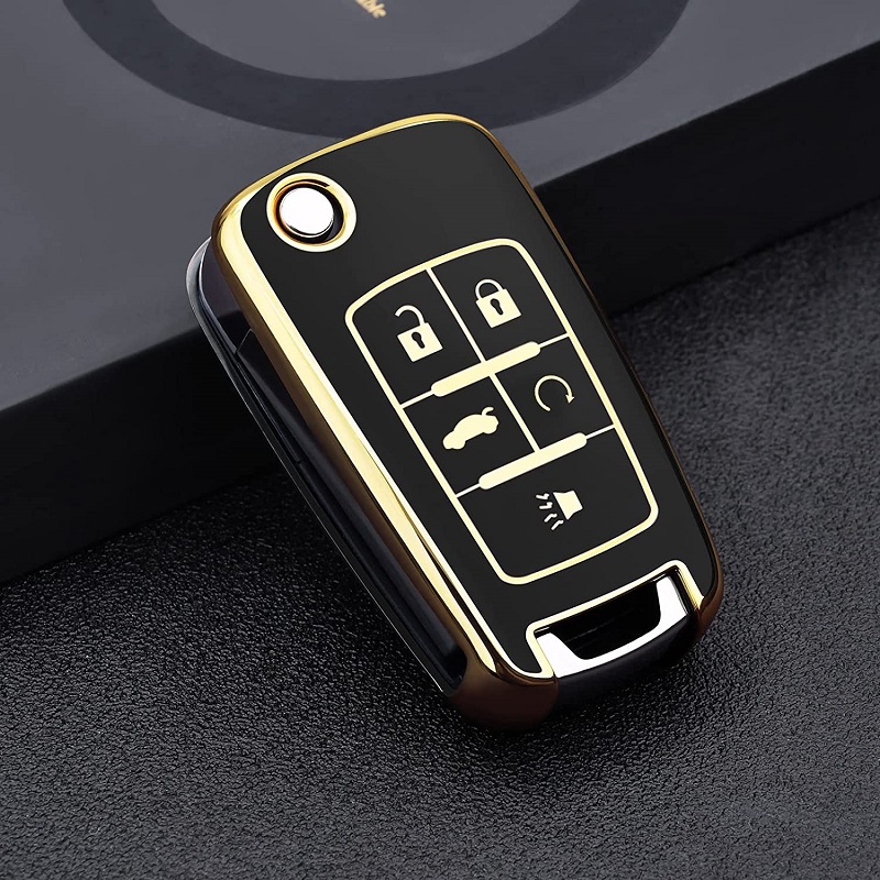 Car Key Fob Cover Premium Tpu Full Protection Key Fob Case For Chevrolet  Equinox Camaro Cruze Malibu Sonic Buick Terrain Volt Spark Trax Gmc -  Automotive - Temu