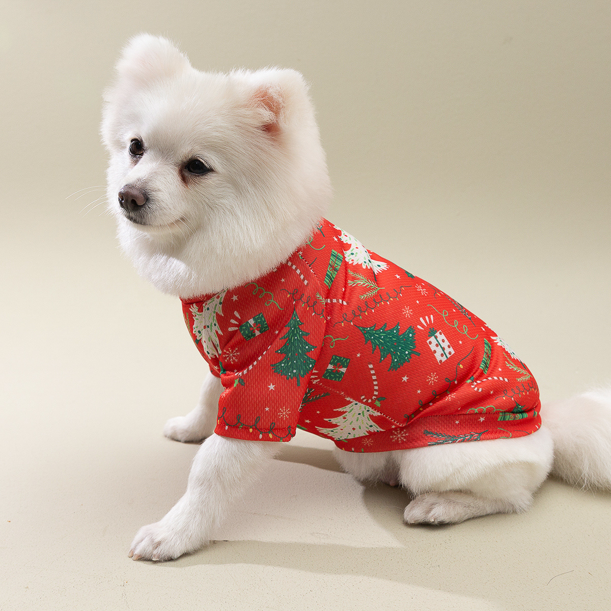 Chapeau De Sapin De Noël Pour Chien Et Chat - Taille M (4-7,5 Kg), Peluche, élastique Réglable - Accessoire Fête