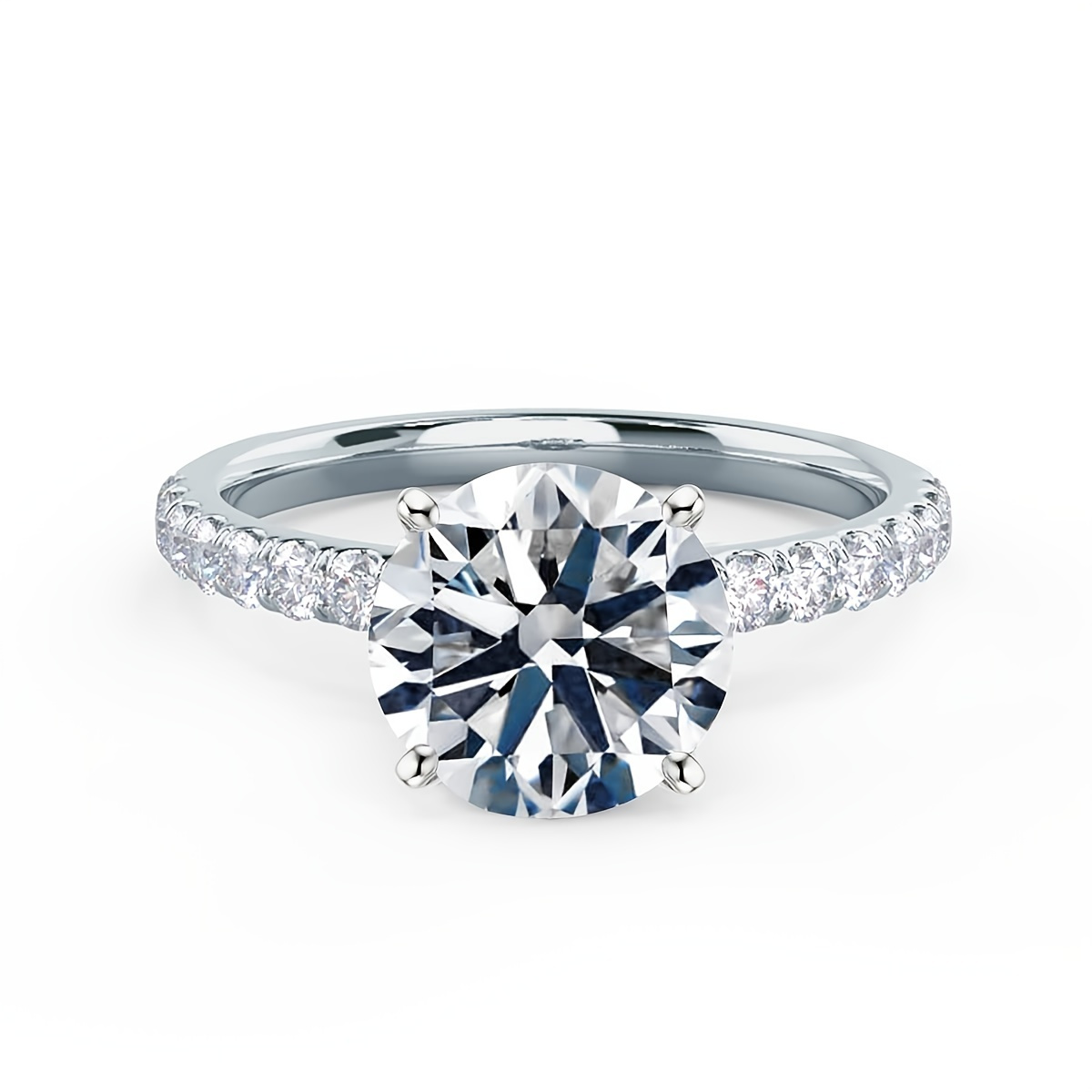 Engagement Rings Moissanite 1 Carat Temu