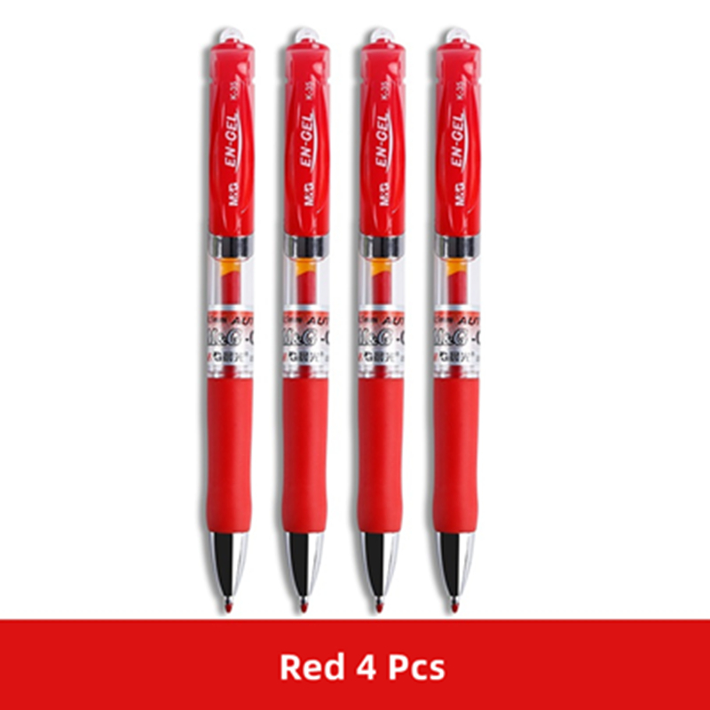 M g Black/red/blue/ink Blue Press Gel Pen Carbon Pen - Temu