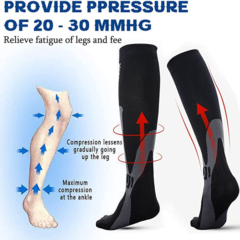 Fashion Running Compression 20 30 Mmhg Calf Sports Marathon - Temu