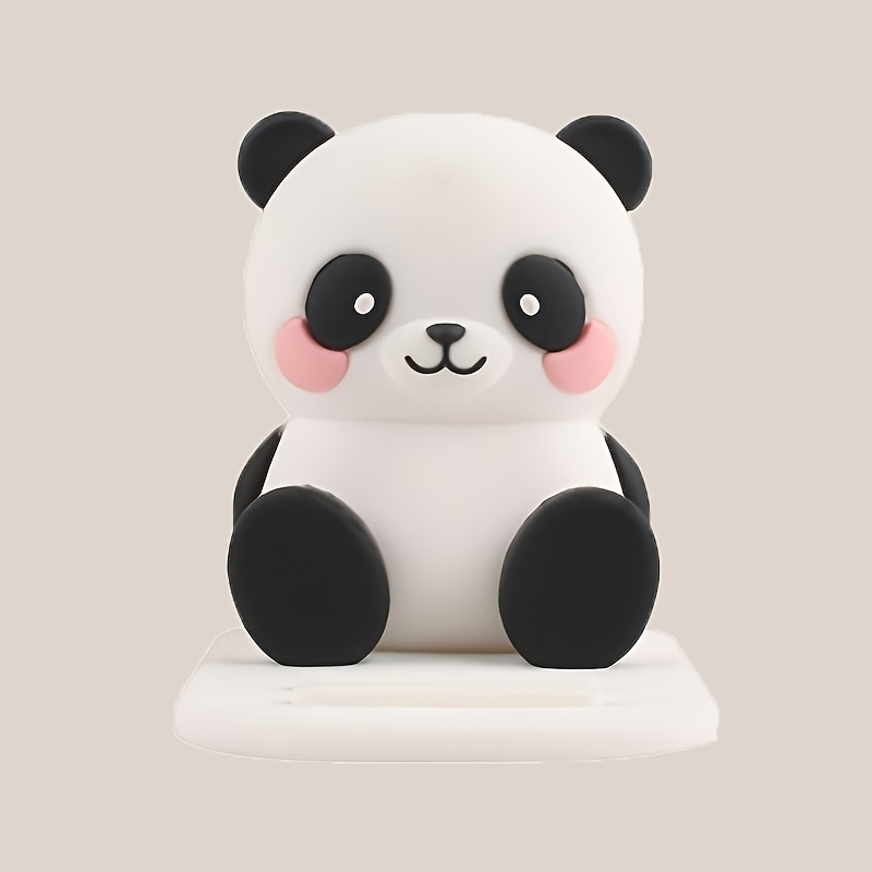 Support de téléphone anti-shake portable en forme de panda en